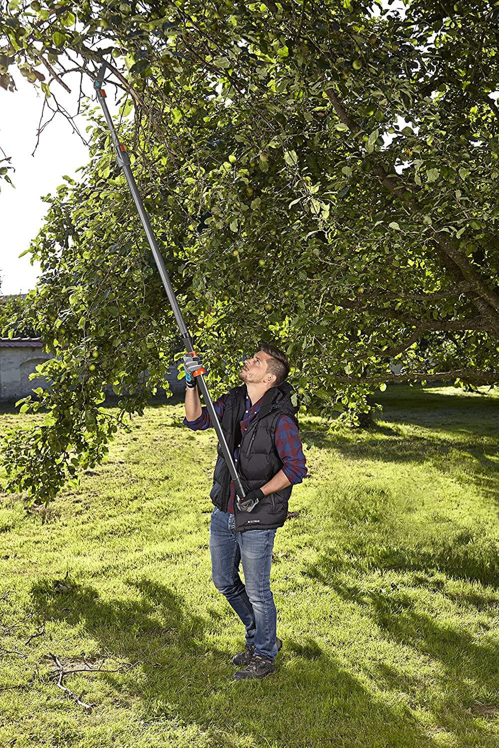 Podadora de altura telescópico 230 a 410cm Gardena StarCut 410 plus