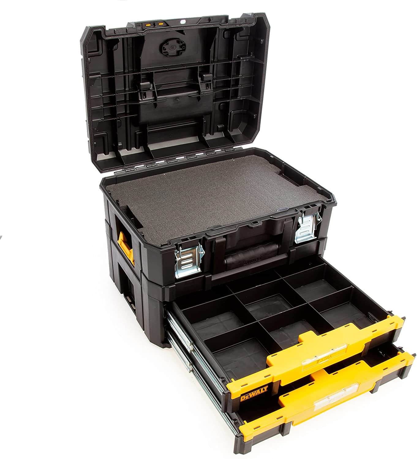 Kit maleta multiusos + doble cajonera IP54 Dewalt DWST83395-1