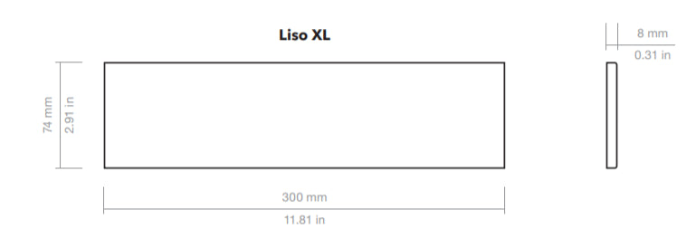 Caja 23 Pz Revestimiento Liso XL Sky 7,5x30 Wow