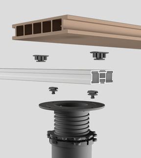 Caja 100 ud Clip para Rastrel Aluminio Peygran