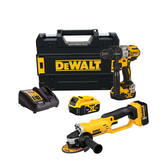 Combo Dewalt Taladro Percutor XRP DCD996P2 + Amoladora DCG412N