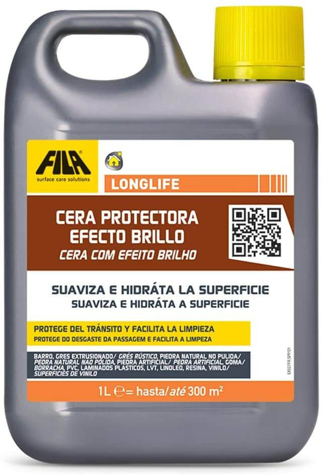 Garrafa Cera Protectora con Efecto Brillo 1L Fila LONGLIFE