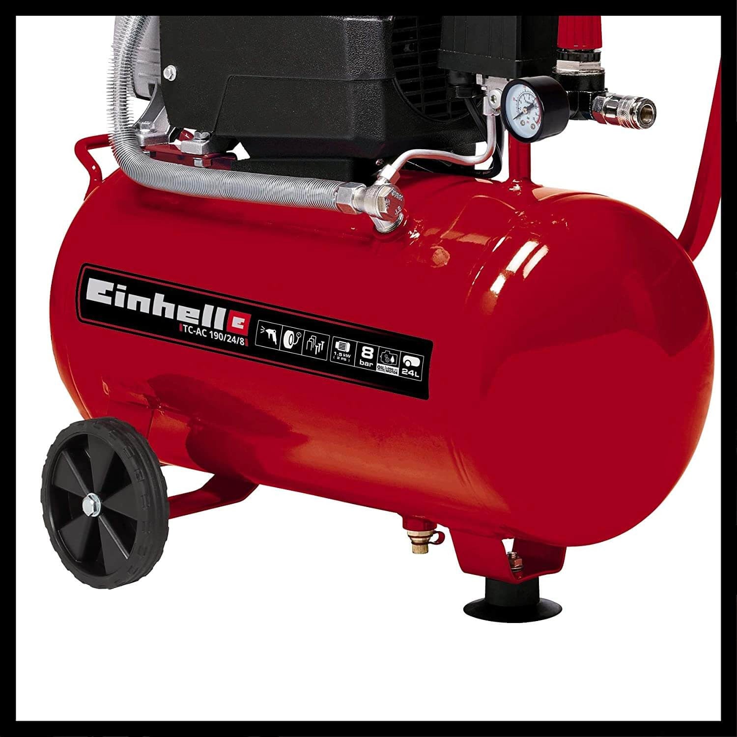 Compresor de aire 24L 8bar Einhell TC-AC 190/24/8