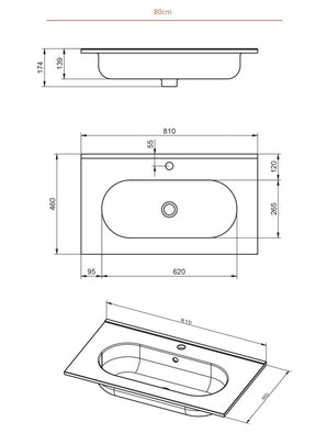 Conjunto de Baño Mueble ARCO + Lavabo ADA Avio VisoBath