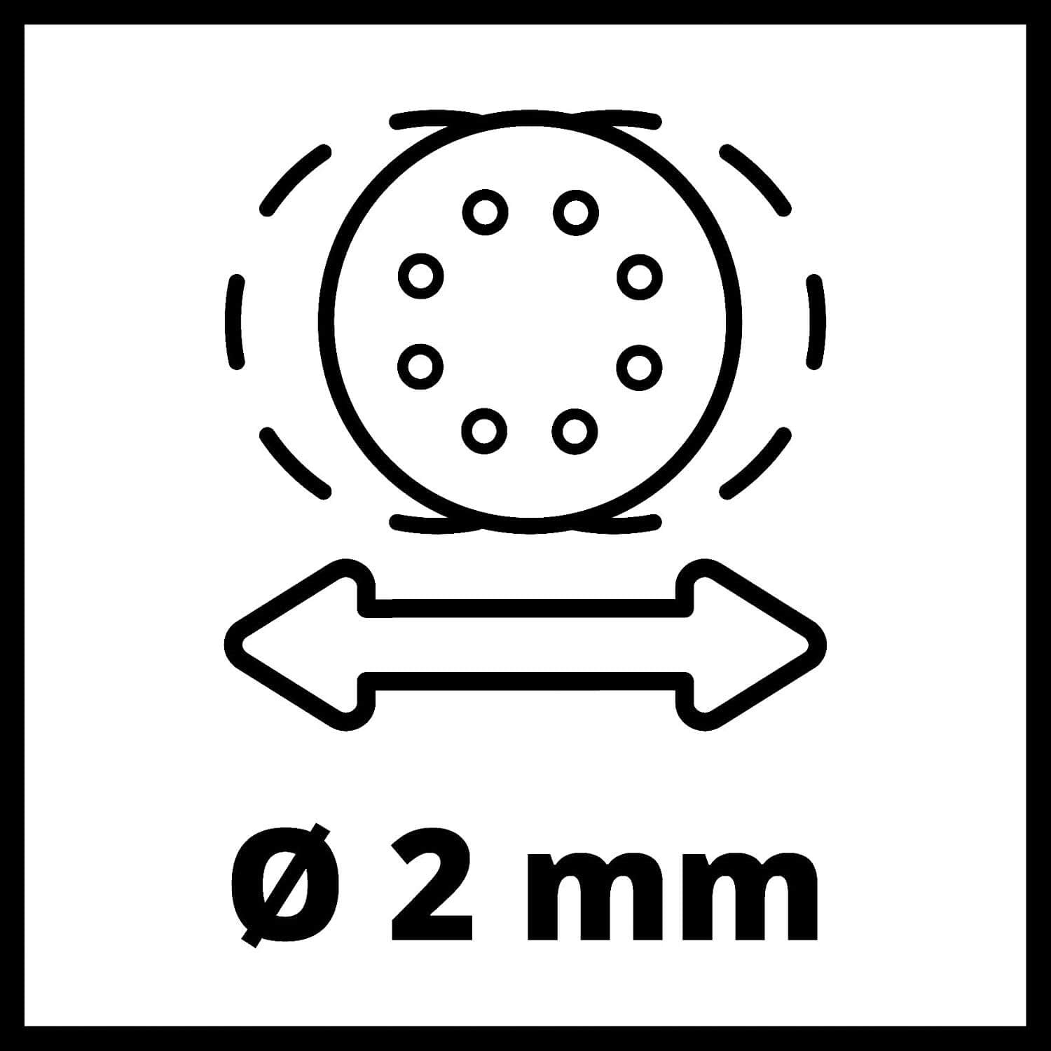 Lijadora excéntrica 18V 125mm Einhell TE-RS 18 Li-Solo