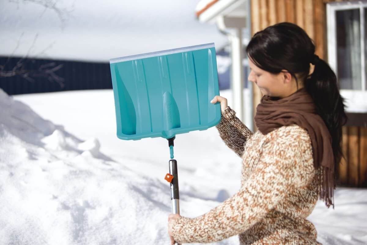 Pala para nieve con rasqueta de aluminio 40cm Combisystem ES 40 Gardena 3242-20