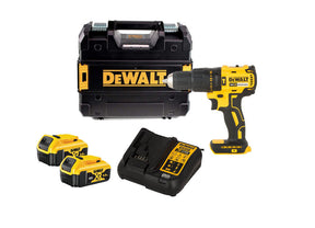 Taladro de percusión de 2 baterías de 18V. 5.0Ah con estuche Dewalt DCD778P2T