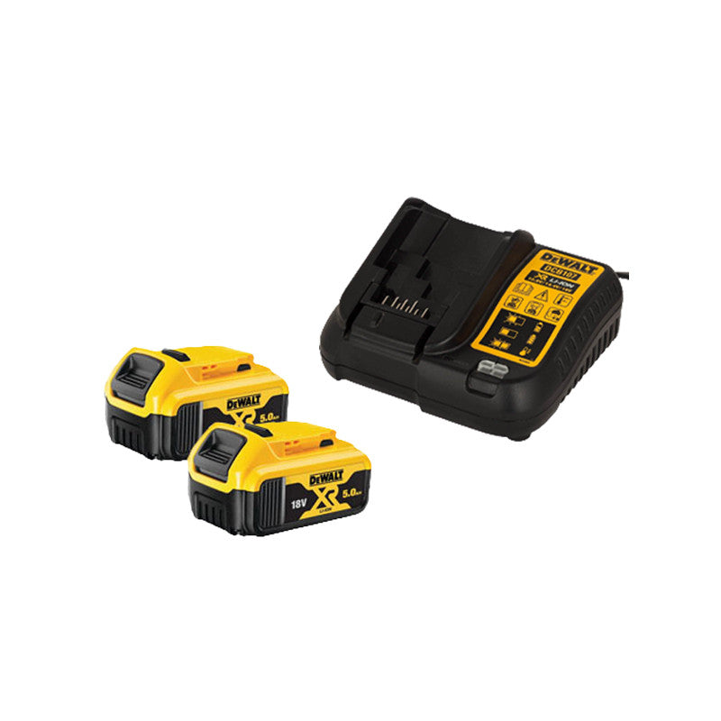 Taladro de percusión de 2 baterías de 18V. 5.0Ah con estuche Dewalt DCD778P2T