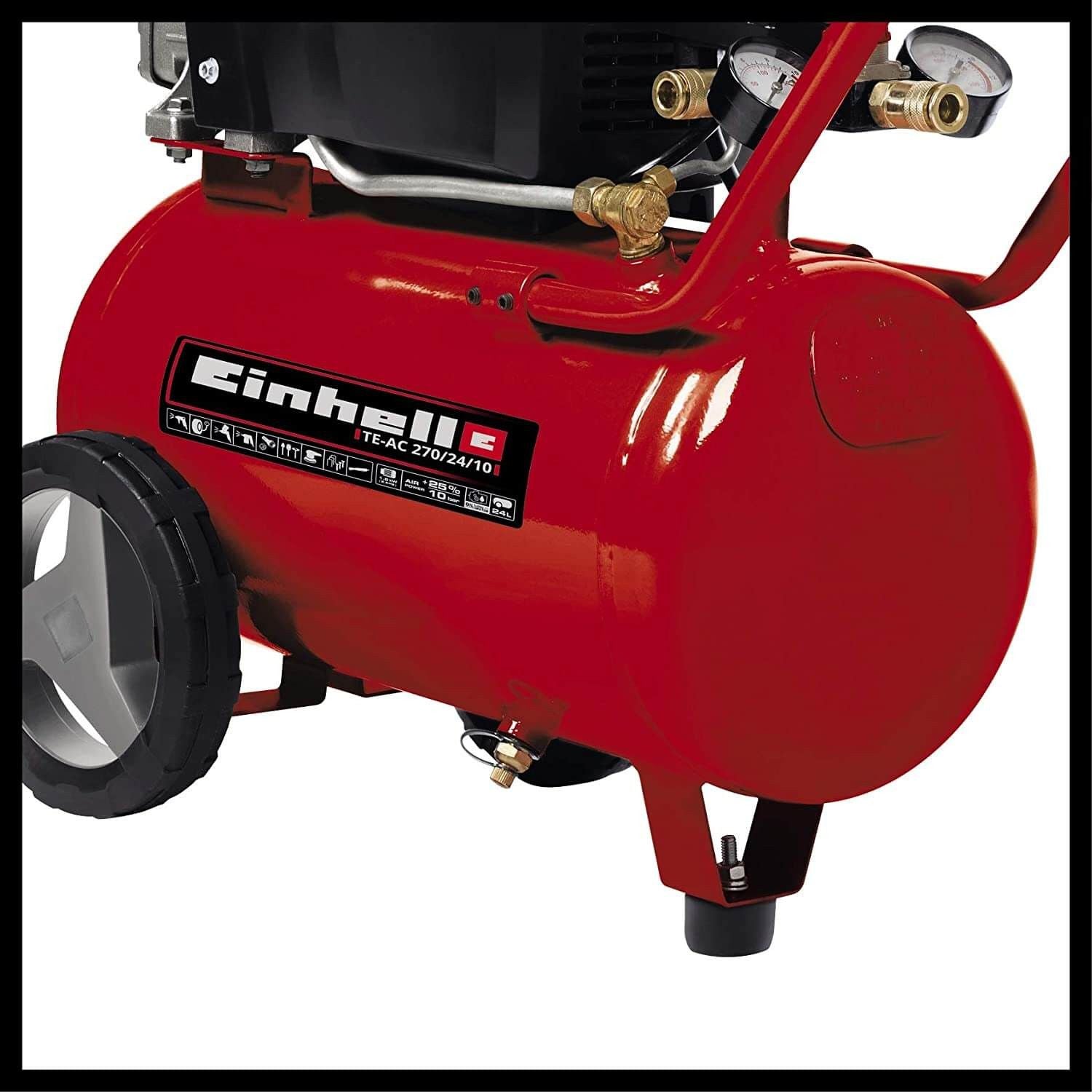 Compresor de aire 24L 10bar Einhell TC-AC 270/24/10