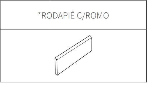 Rodapie At. Alpha Taupe 9 x 60,8 cm Pamesa