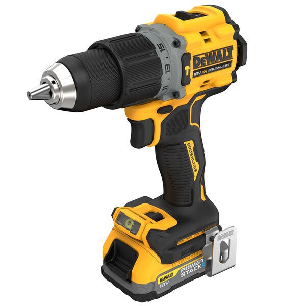 Taladro percutor compacto sin escobillas XR 18 V POWERSTARCK Dewalt DCD805E2T