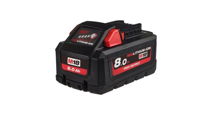 Batería HIGH OUTPUT 18V 8.0Ah Milwaukee M18HB8