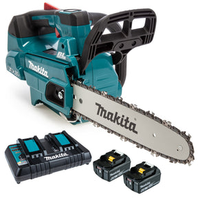 Makita Motosserra 30cm com 2 baterias e carregador de 6,0Ah