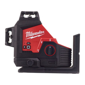 Nivel láser verde de 3 líneas Milwaukee M123PL-0C