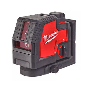 Nivel láser verde de 2 líneas y plomada REDLITHIUM USB Milwaukee L4CLLP-301C