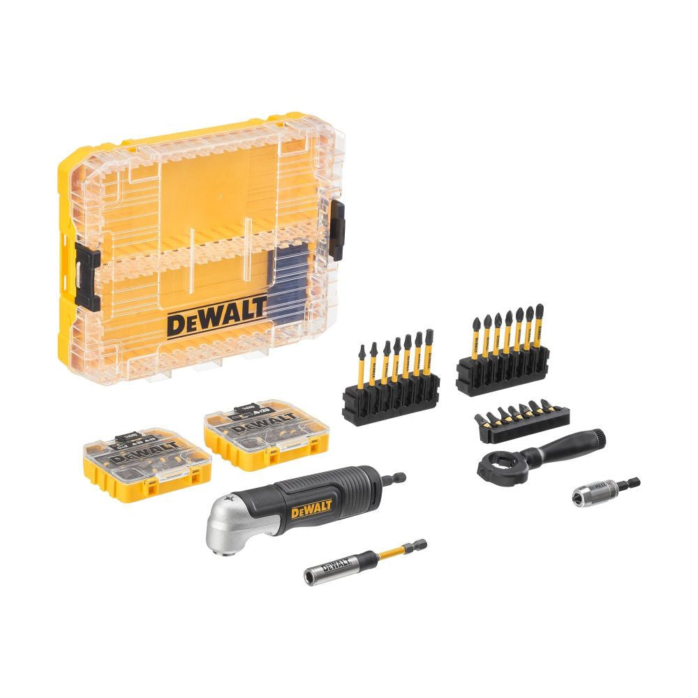 Toughcase mediano con juego de brocas y puntas 80 piezas con caja de plástico Dewalt EXTREME FLEX TORQ DT70775