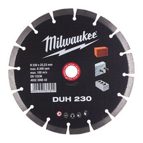 Disco Diamante Materiales Duros-DUH Milwaukee