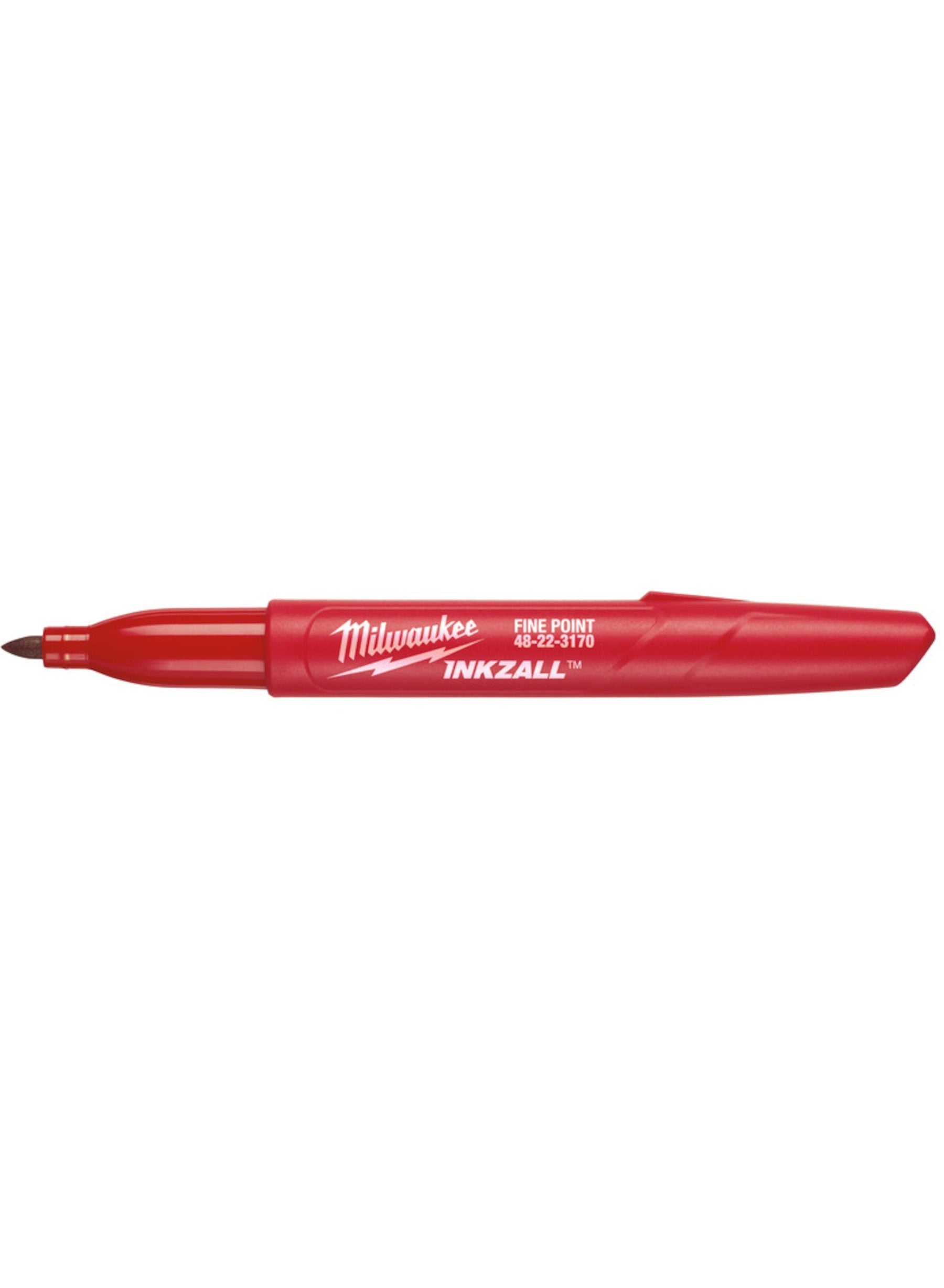 Marcador punta fina Rojo INKZALL Milwaukee