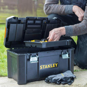 Caja de herramientas de plástico Stanley 19"/48cm con cierre metálico STST1-75521