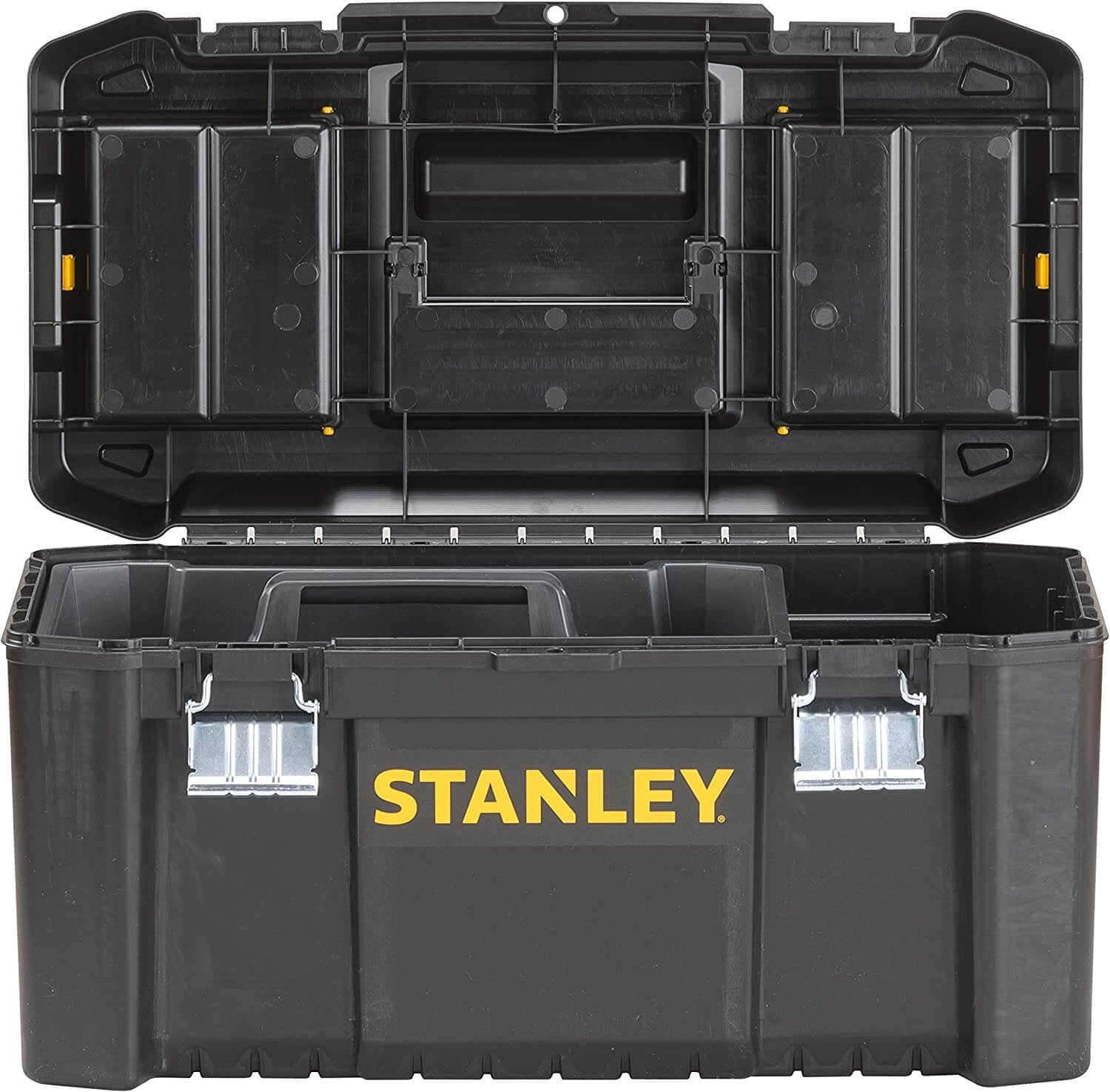 Caja de herramientas de plástico Stanley 19"/48cm con cierre metálico STST1-75521