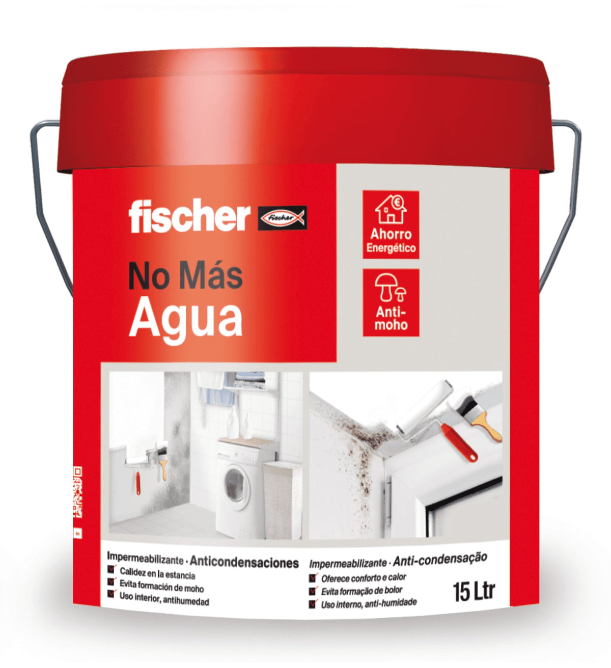 Bote Impermeabilizante Anti-condensaciones 15L Fischer