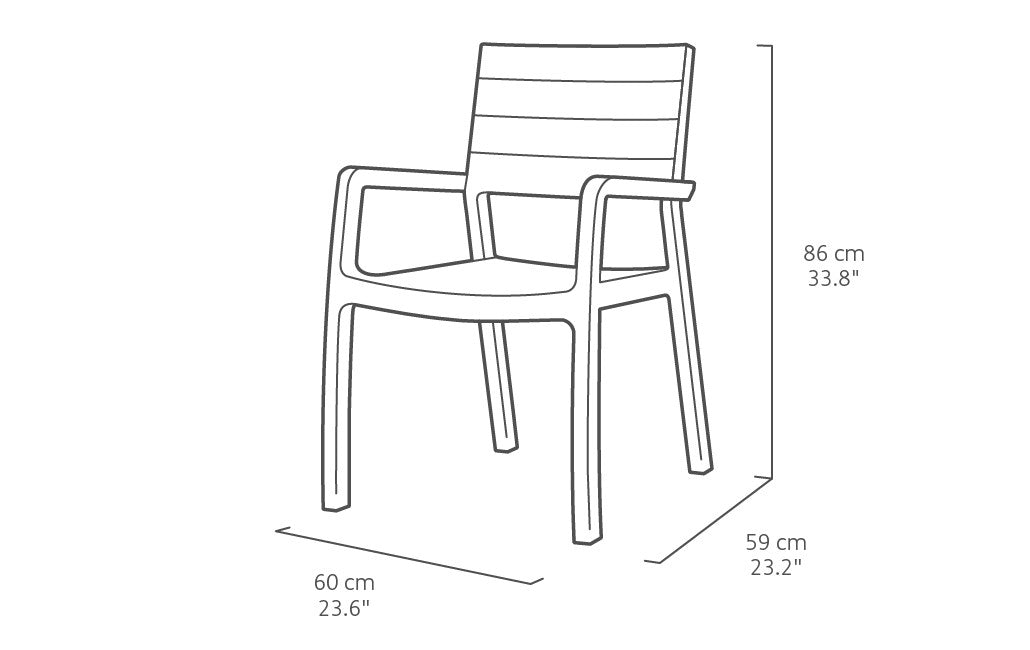 Sillón de Jardín Harmony Capuchino Keter