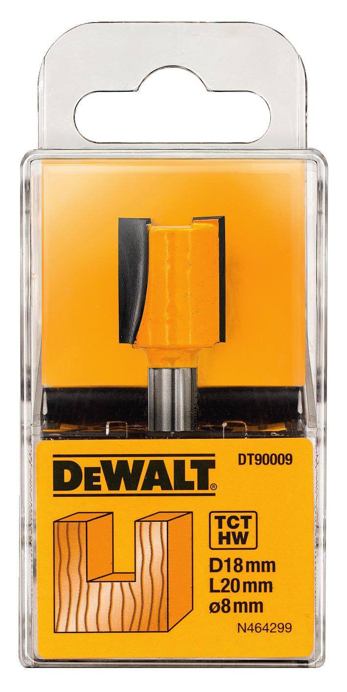 Fresa corte recto TCT 18mm Dewalt DT90009