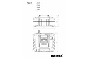 Cargador ASC55 12-36V Metabo