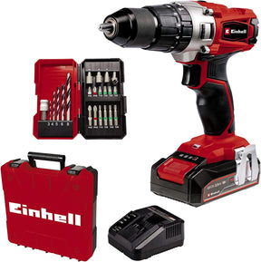 Taladro Percutor a batería Einhell TE-CD 18/2 Li-i +22 (1x2,5 Ah)