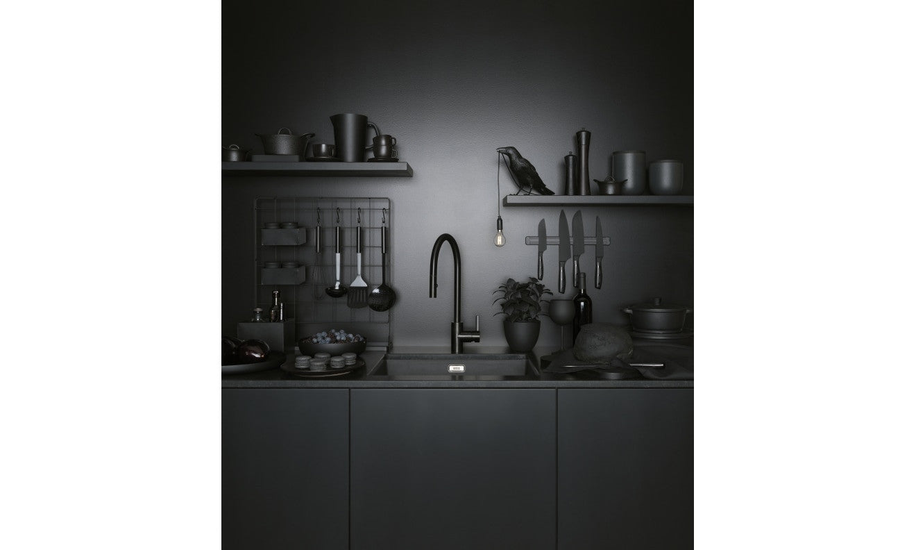 Grifo Cocina Extraible Eos Negro Industrial Franke 115.0613.671