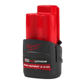 Batería M12 HIGH OUTPUT 2.5Ah Milwaukee M12 HB2.5