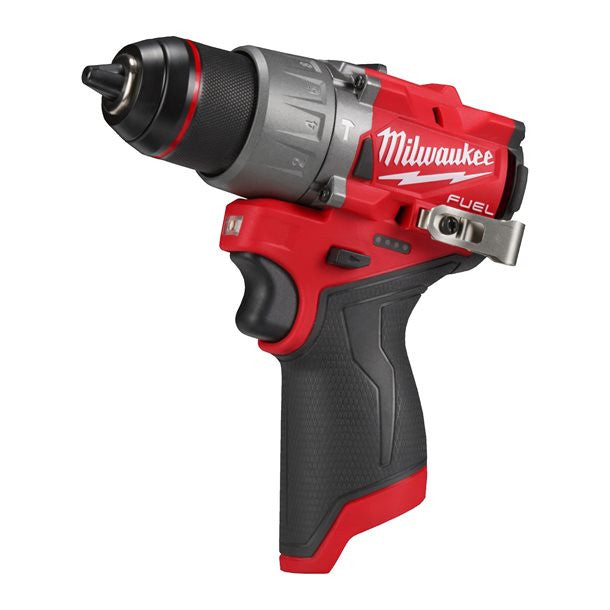 Taladro percutor M12 Fuel + 2bat 4Ah + Cargador + Maletín Milwaukee M12 FPD2-402X