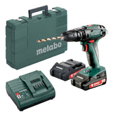 Taladro atornillador de percusión de batería 18V Metabo SB18