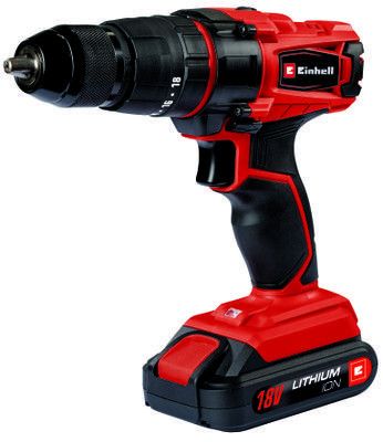 Taladro Impacto 18V Li-i con 2 baterias + cargador + maletín Einhell TC-CD 18-2