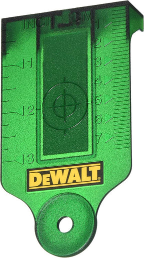 Targeta-objetivo para nivel láser verde Dewalt DE0730G