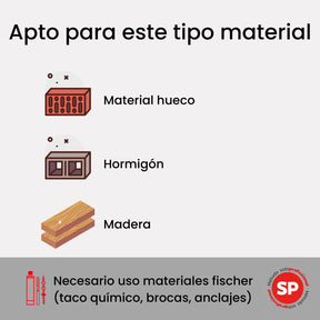 Kit Solar-Fix para Estructura Coplanar 2 módulos Fischer