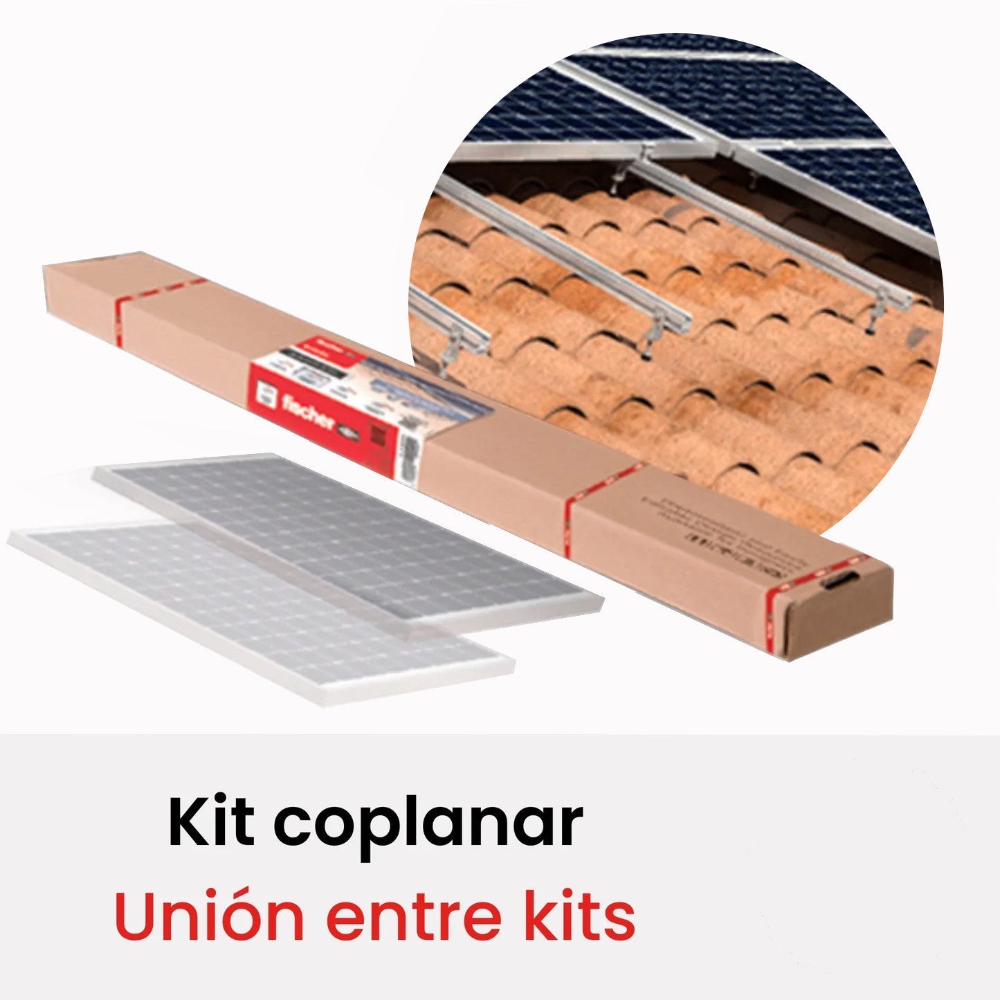 Kit Solar-Fix para la unión de estructuras en Coplanar Fischer