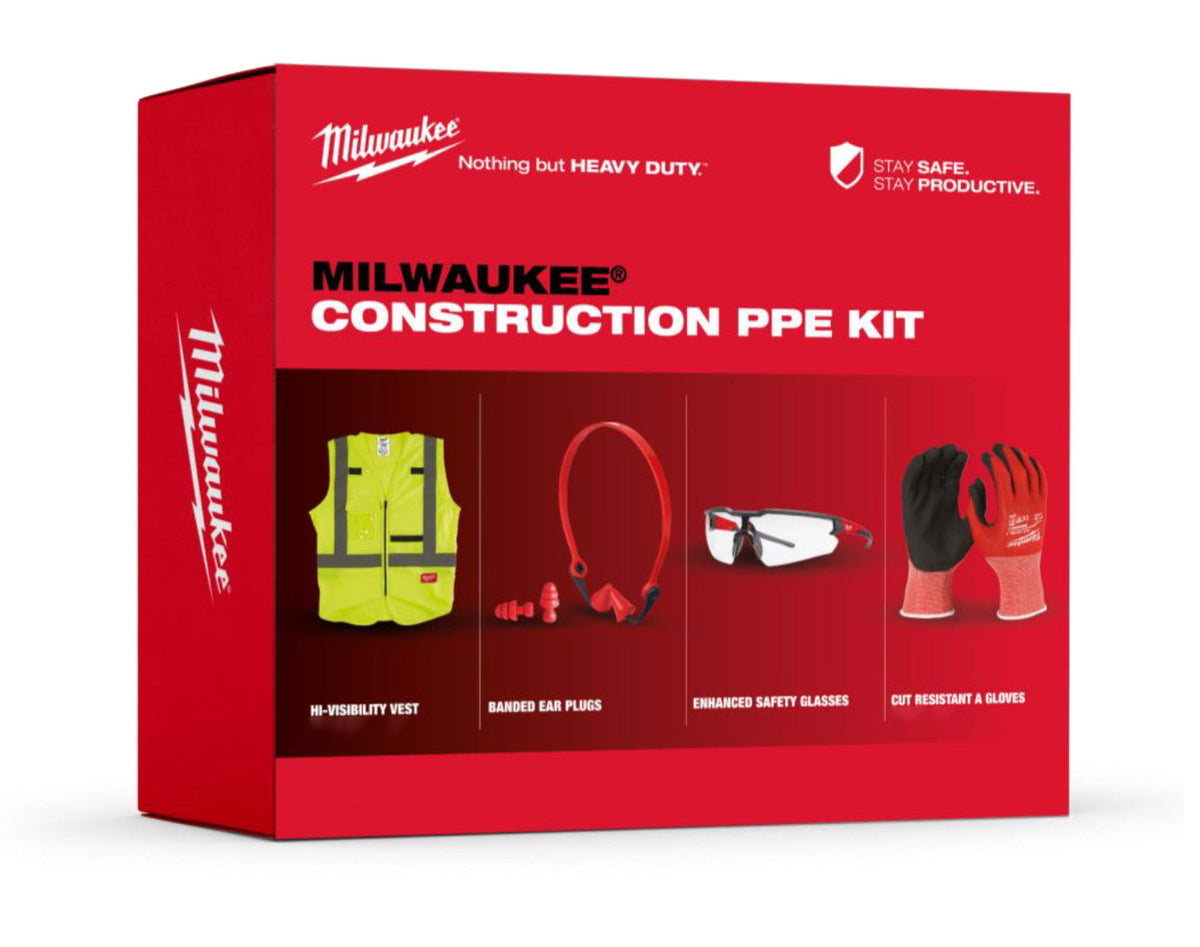 Kit Seguridad Constucción EPIS Milwaukee G.10/XL