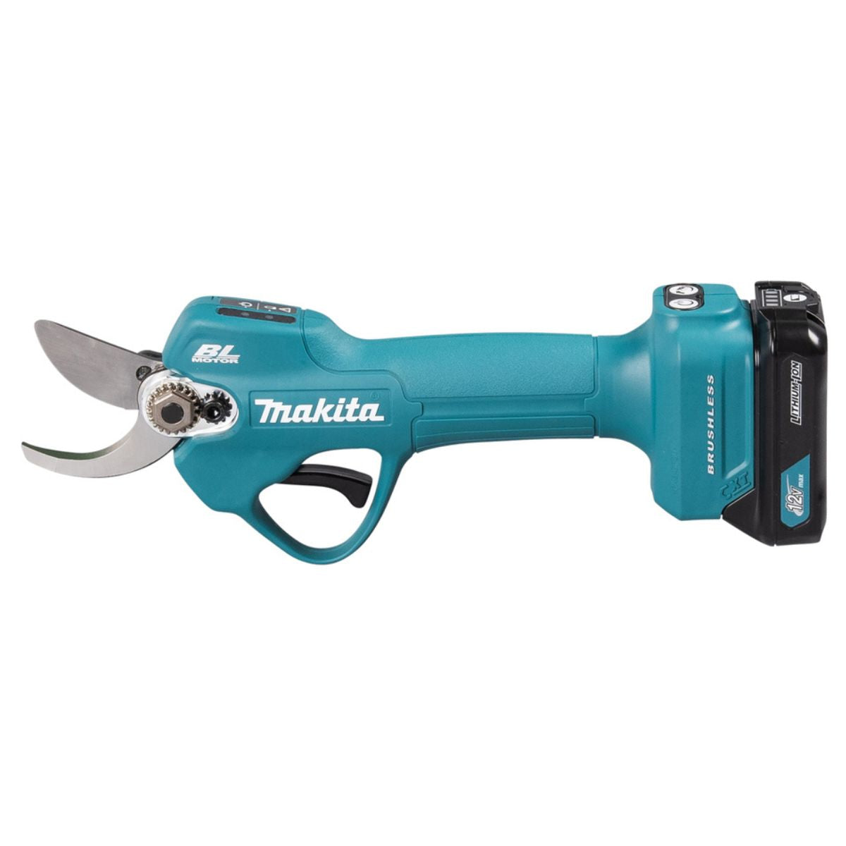 Tijeras de podar Makita 12V CXT con cargador de batería