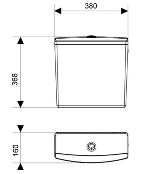 Cisterna baja 3/6L Wirquin 50717468