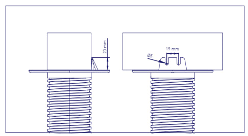 Soporte Regulable Plot con Cabezal para Rastrel 37-580mm Peygran