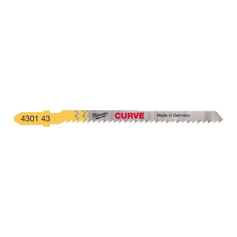 Seguetas de corte curvo 75x2.5mm 5ud. Milwaukee