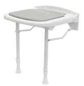 Asiento Ducha Abatible con Patas Blanco 6341 Manillons Torrent