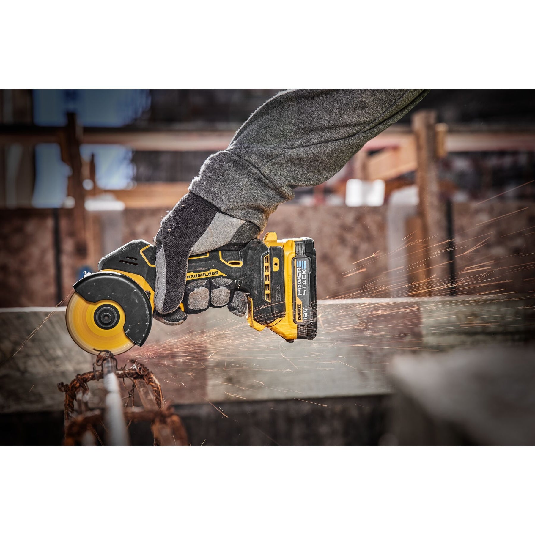 Amoladora Multi-corte sin escobillas 18V 76mm Dewalt DCS438N