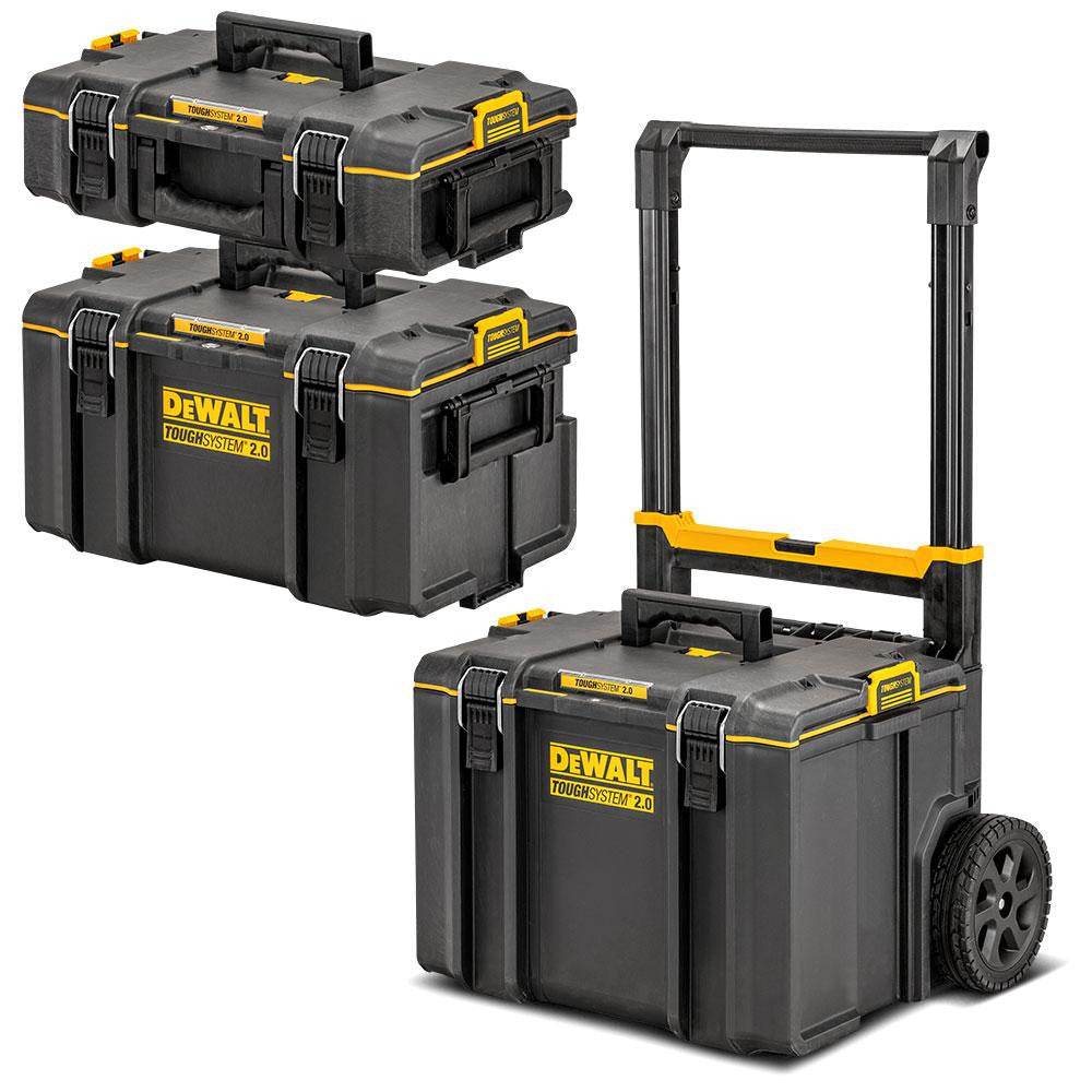 Sistema móvil de almacenamiento con Ruedas TOUGHSYSTEM DS450 + DS300 + DS166 Dewalt DWST83402