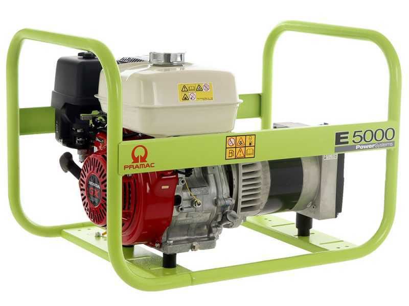 Generador a gasolina 230V 50Hz MES5000 Pramac