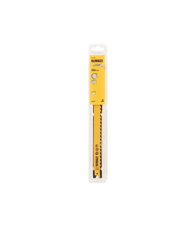 Hoja de sierra sable HCS 305mm 5uds Dewalt DT2432