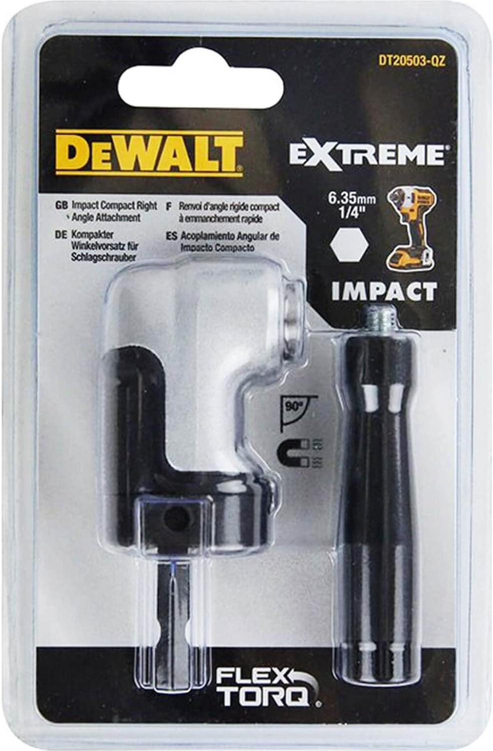 Acoplamiento angular ultra compacto Dewalt DT20503