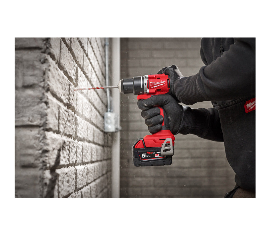 Taladro Percutor compacto sin escobillas M18 Milwaukee M18 BLPDRC-0