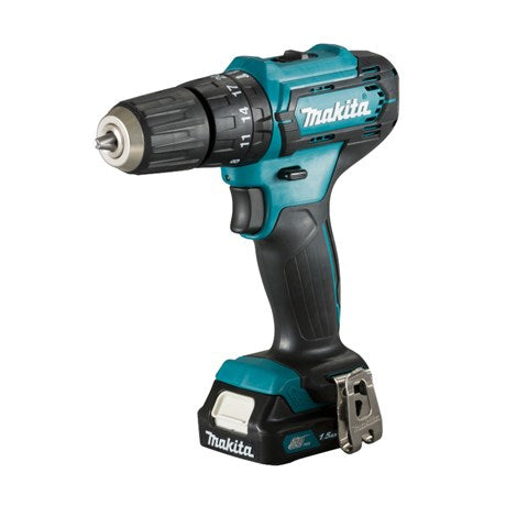 Destornillador y Taladro de Impacto 3/8" 12V CXT 2 Baterías 1.5A y Cargador Makita Bivolt